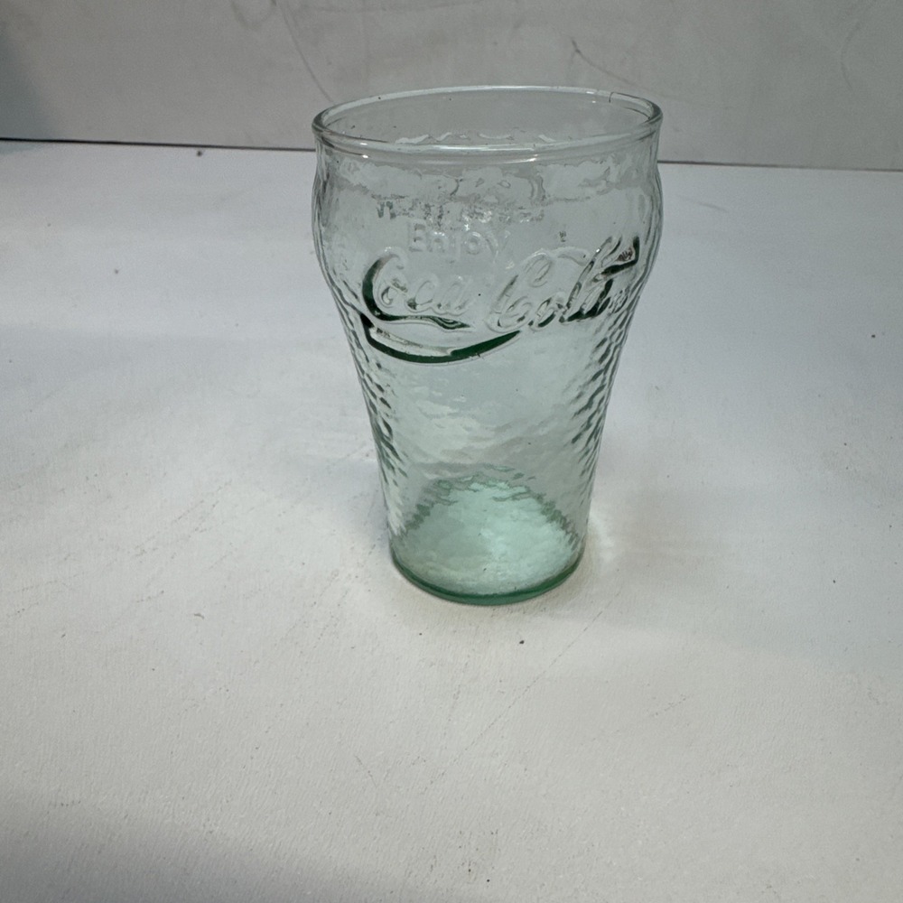 NOS Case Coke Coca Cola Tea Party Juice Glasses 6 oz Vintage 4" H Great For Kids